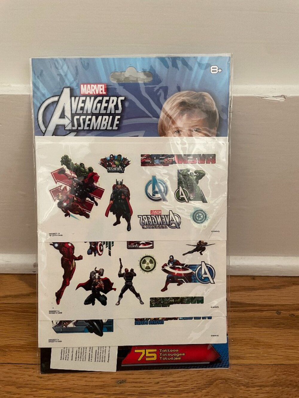 Marvel Avengers Superheroes Temporary Tattoos